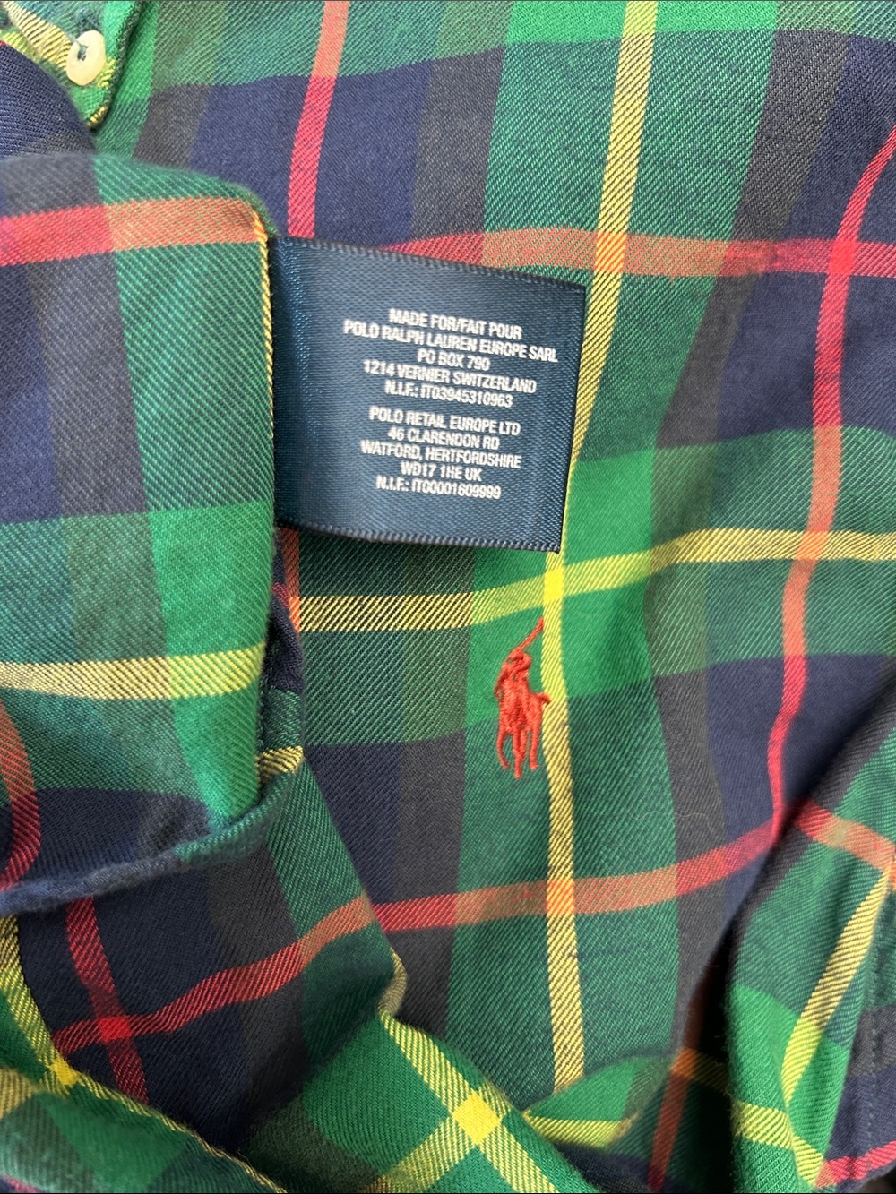 Ralph Lauren Plaid Flannel Boys XL Button Down Shirt Preppy - Picture 5 of 9